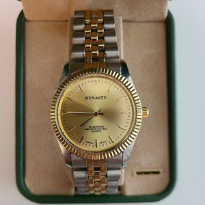 NOS Dynasty Diamond Accent Ladies Sporty Bracelet Watch